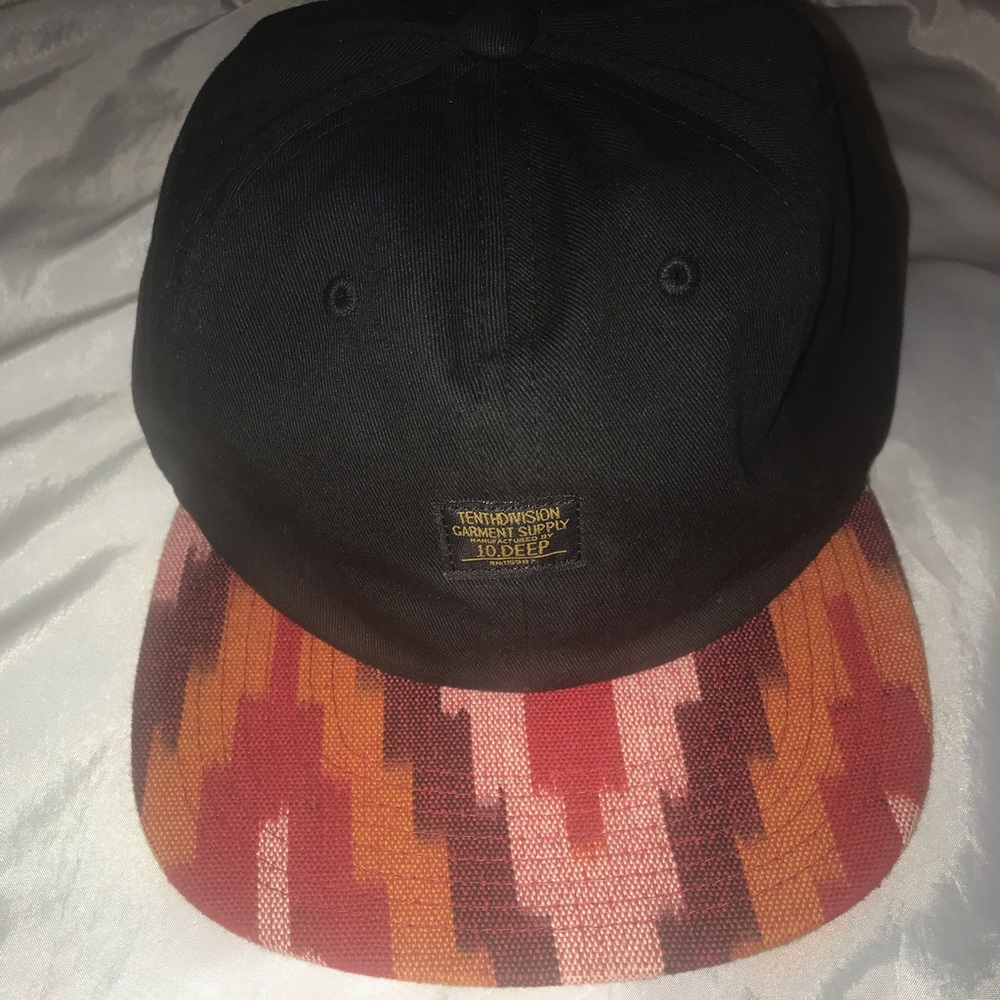 Black & Red/Orange/Brown, Snapback/Cap/Hat
